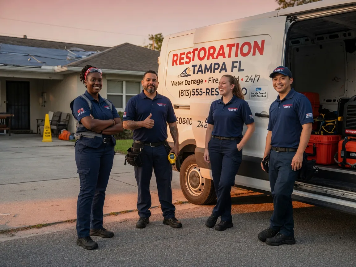 Water Damage Restoration company in Hiltons, VA